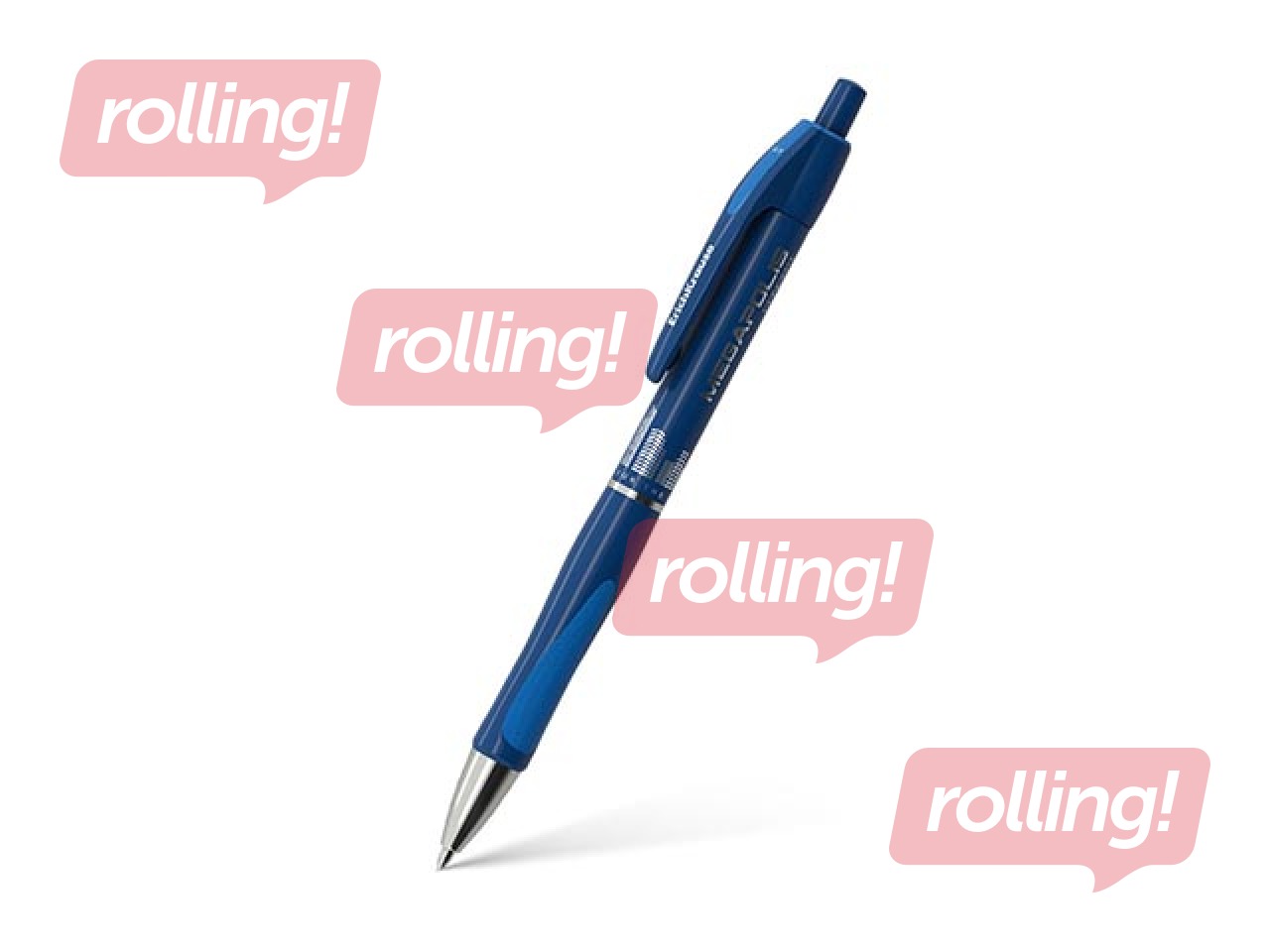 Шариковая ручка ErichKrause Мегаполис Concept, синая, 0.7mm