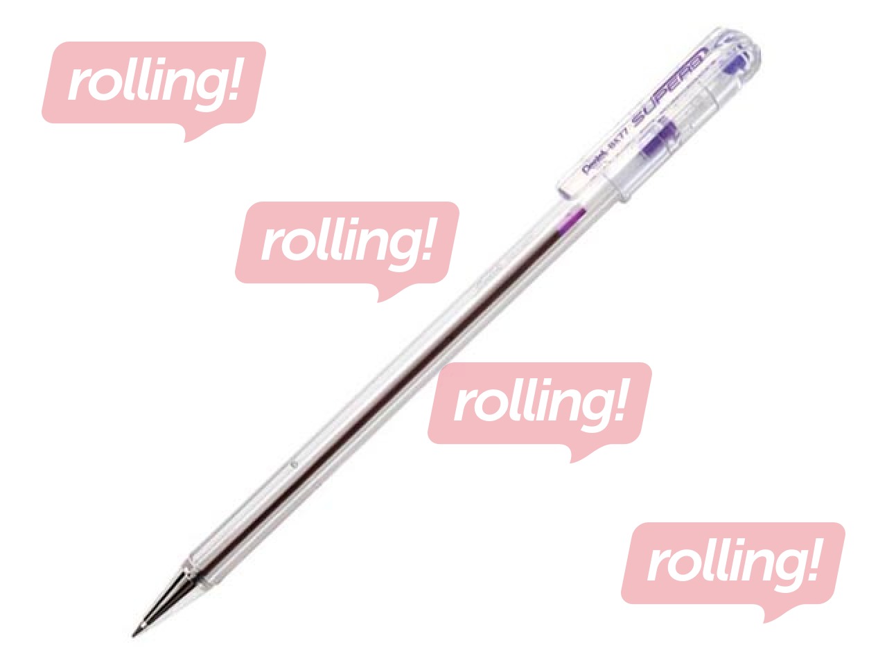 Pastapliiats Pentel Superb BK-77, lilla