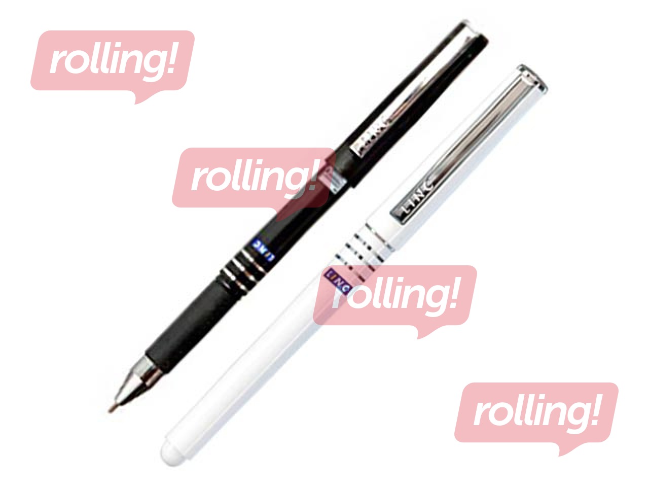 Ball Pen Linc Axo, white body, blue