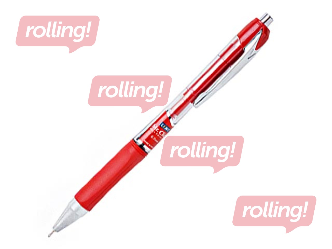 Ball Pen  Linc Mr. Click, red