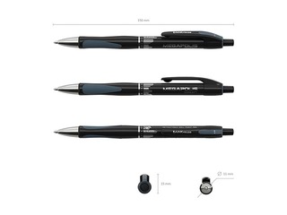 Pastapliiats ErichKrause Megapolis Concept, must, 0.7mm