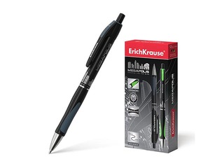Pastapliiats ErichKrause Megapolis Concept, must, 0.7mm