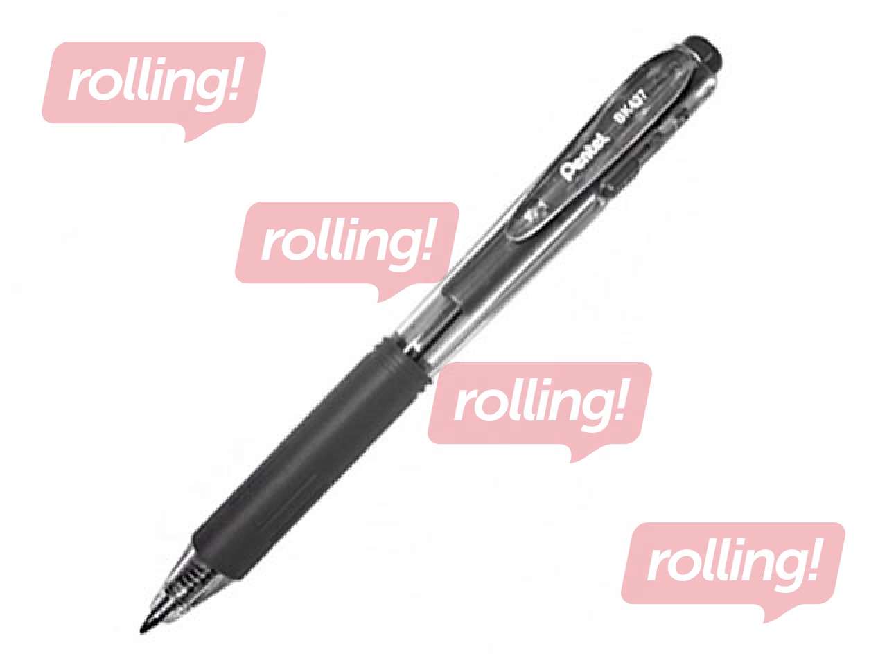 Pastapliiats  Pentel BK 437, must