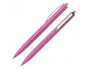 Ballpoint pen Schneider, K15, pink body, blue