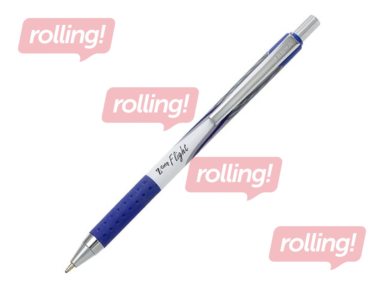 Ballpoint pen Zebra Z-Grip Flight, blue