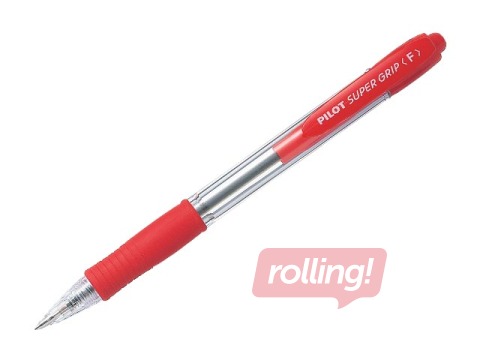 Ballpoint pen Pilot Super Grip F, 0.7mm, red