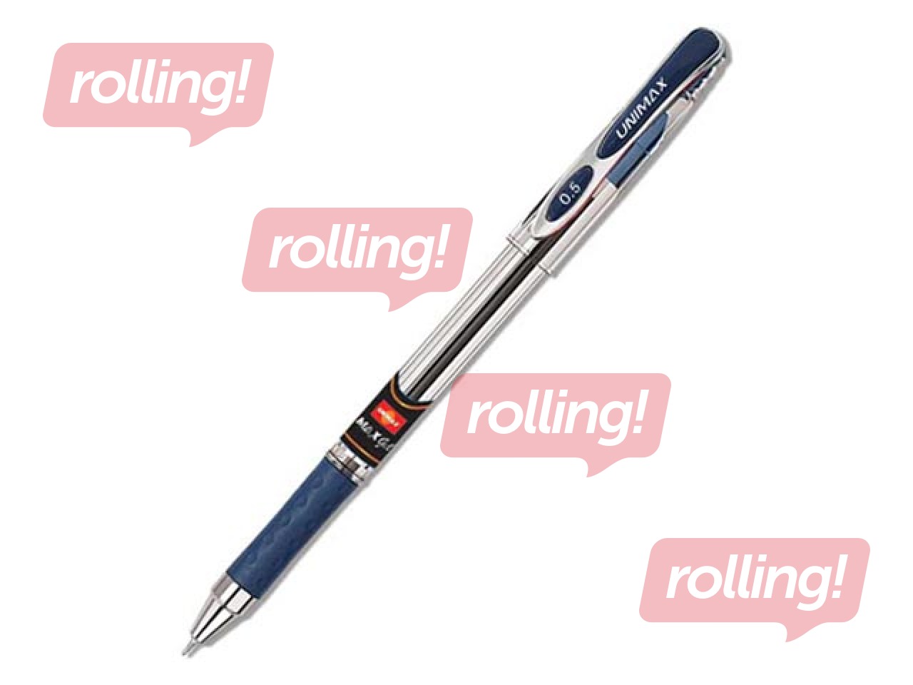 Geelpliiats Unimax Maxgel, 0.5mm, sinine