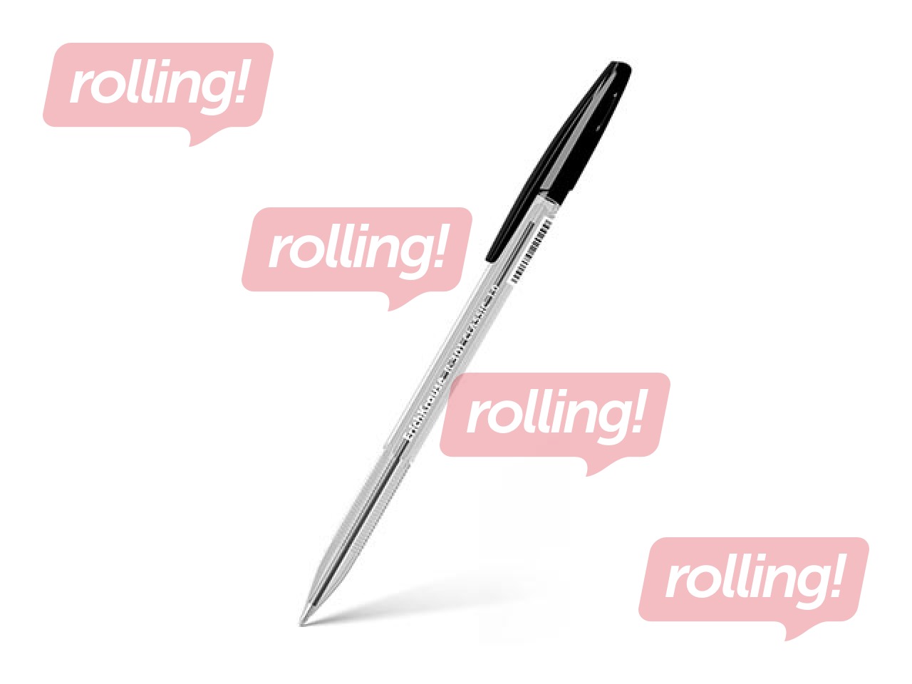 Ballpoint pen ErichKrause R-301 Classic Stick 1.0, ink color: black