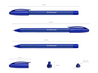 Pastapliiats ErichKrause U-108 Original Stick, Ultra Glide Technology, 1mm, sinine