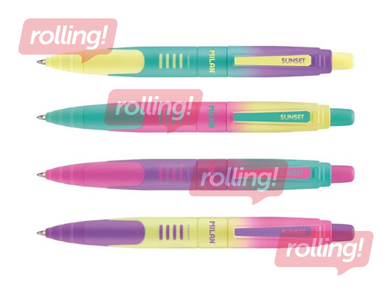 Ballpoint pen Milan Compact Sunset, blue