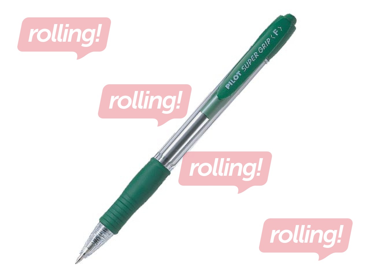 Pastapliiats Pilot Super Grip F, 0.7mm, roheline
