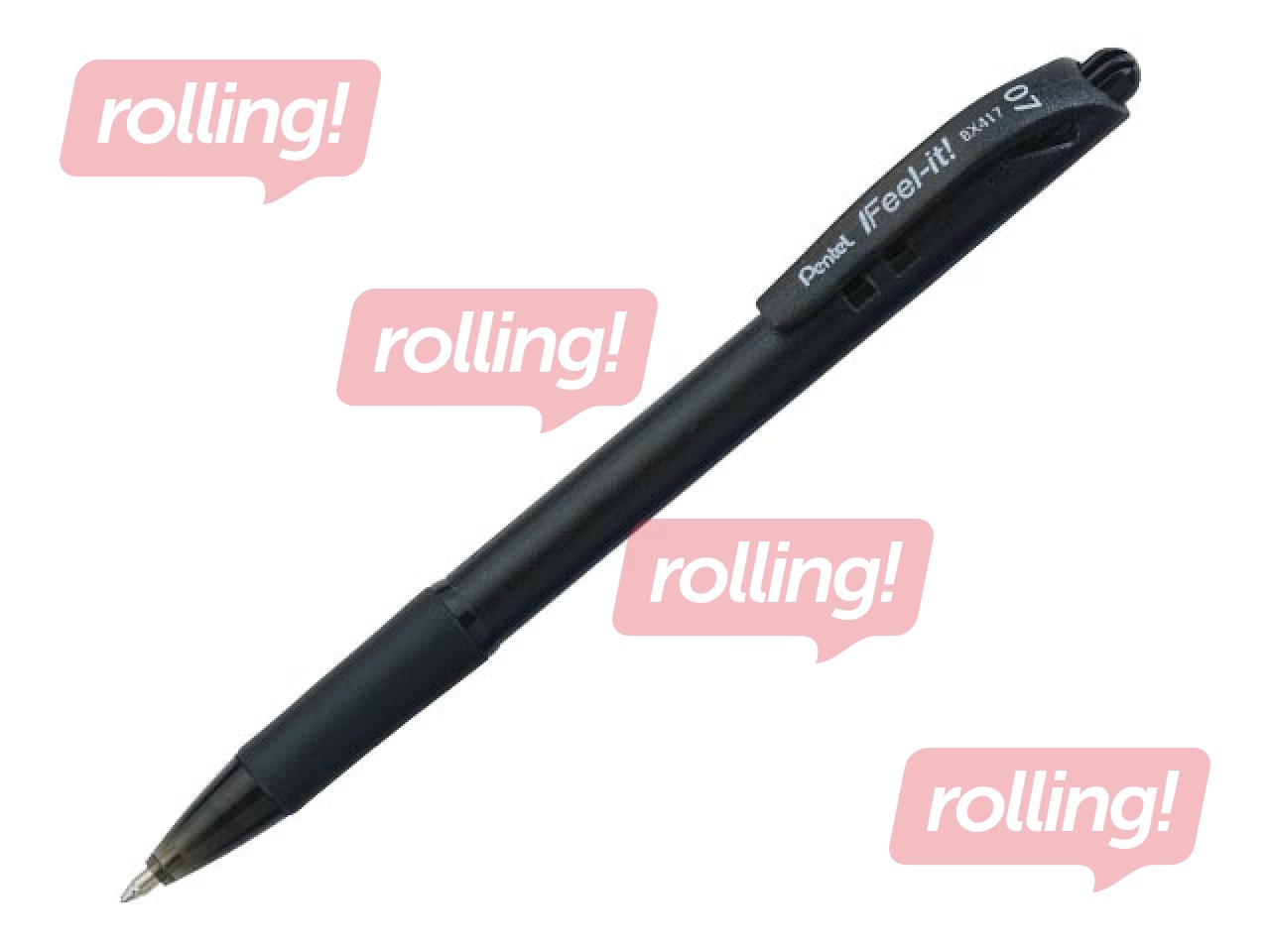 Pastapliiats Pentel iFeel-It, 0.7mm, must