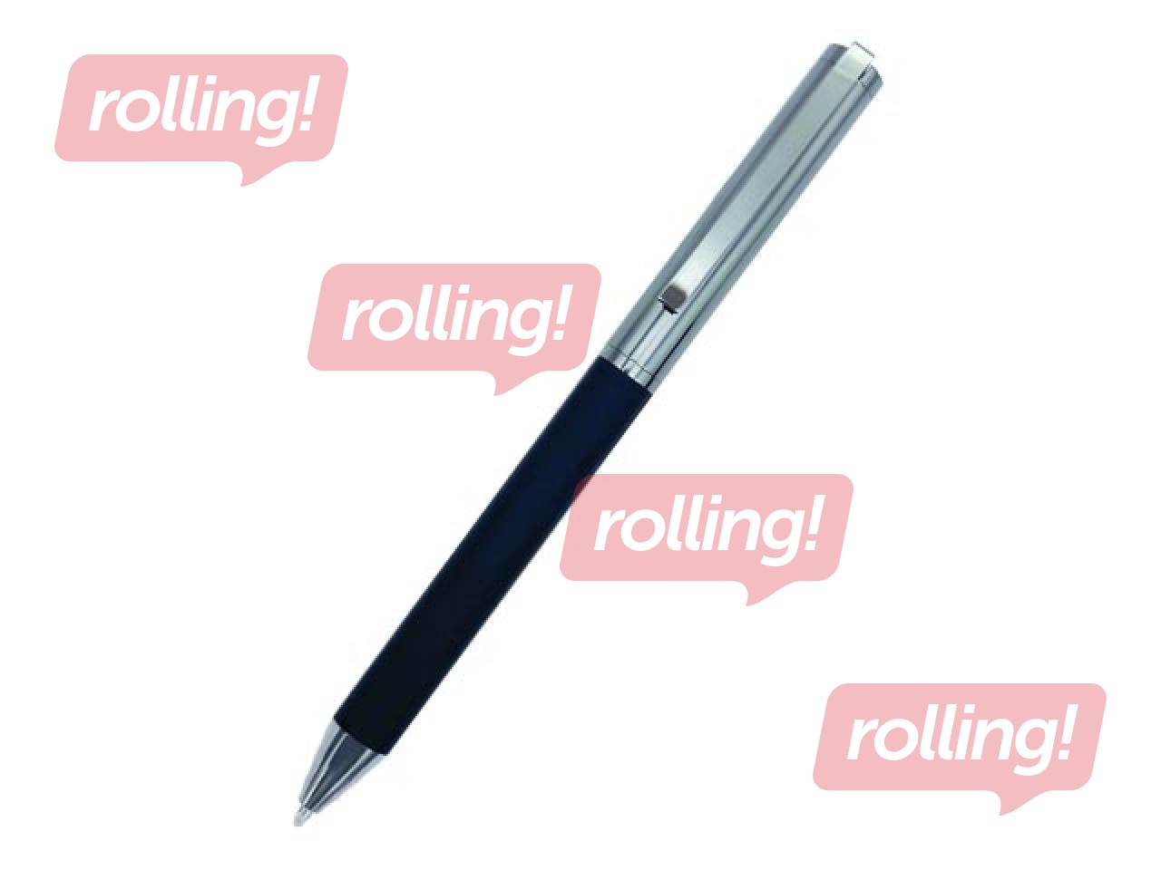 Lodīšu pildspalva Concorde Boss, 1mm, melns korpuss, zila