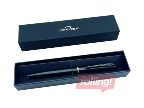 Шариковая ручка Concorde Octopus, 1мм, черный корпус, синяя