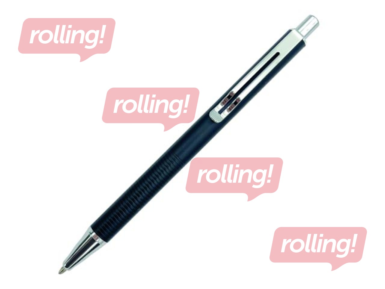 Pastapliiats Concorde Havana, 1mm, must, sinine tint