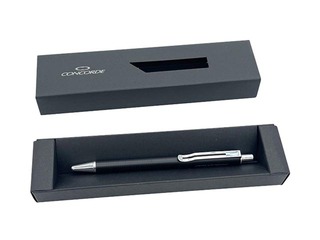 Pastapliiats Concorde Havana, 1mm, must, sinine tint