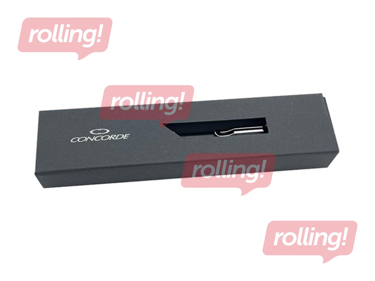 Pastapliiats Concorde Havana, 1mm, must, sinine tint