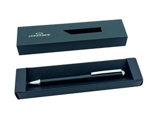 Pastapliiats Concorde Zara, 1mm, must, sinine tint