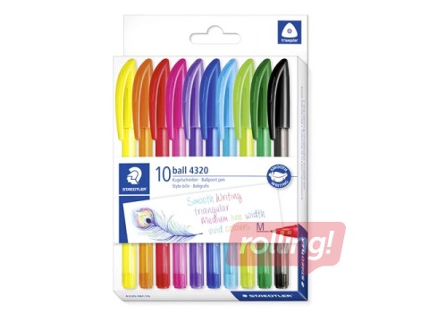 Ballpoint pen set Staedtler 4320, 0.7mm, assorted colours