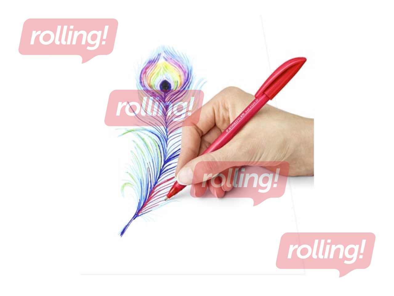 Lodīšu pildspalvu komplekts Staedtler 4320, 0.7mm, dažādas krāsas