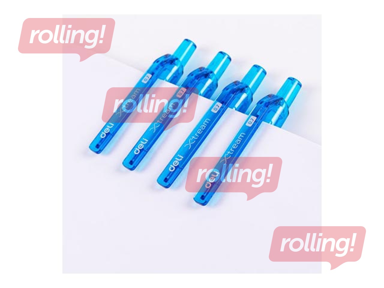 Lodīšu pildspalva Deli Xtream Q21-BL, zila