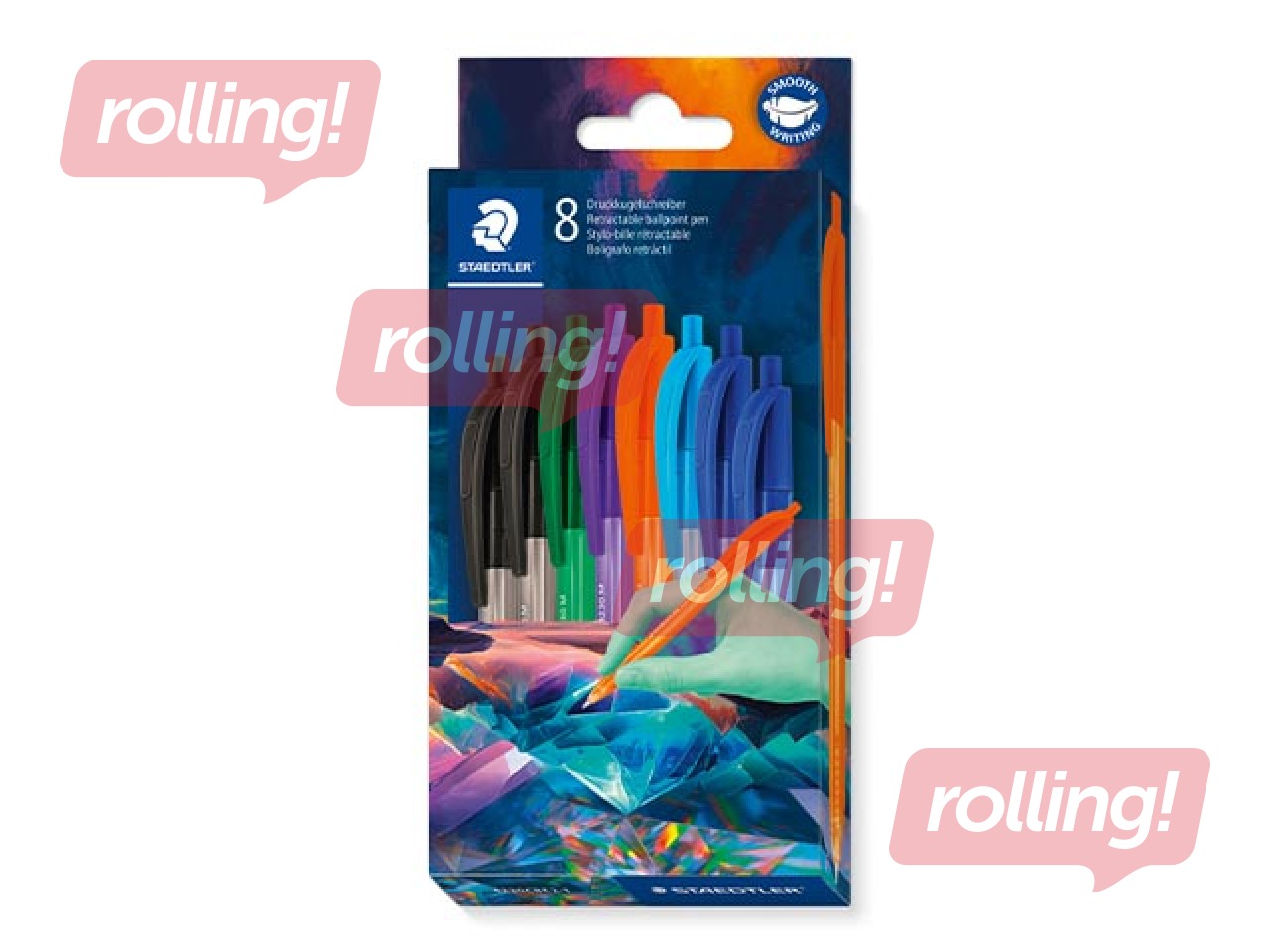 Pallipliiatside komplekt Staedtler, 4230, erinevad värvid, 1mm