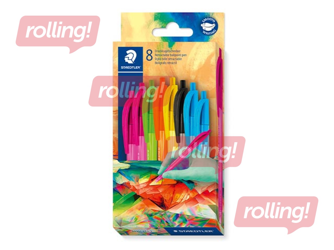 Pallipliiatside komplekt Staedtler, 4230, erinevad värvid, 1mm