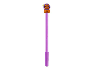 Lodīšu pildspalva Capybara, violeta, 0.7mm