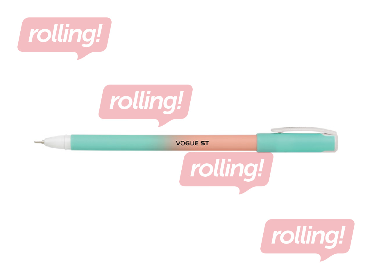 Ballpoint pen Unomax Vogue RT, 0.7mm, blue