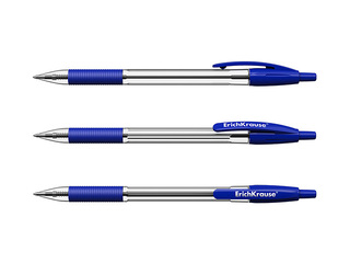 Pastapliiats Erich Krause, R-301, Matic&Grip Classic, sinine, 1mm