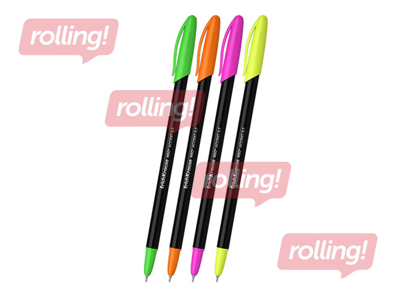 Pastapliiats ErichKrause, Neo, Stick, Accent, sinine, 0.7mm
