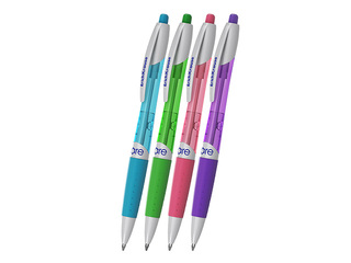 Шариковая ручка ErichKrause, Fiore, Matic&Grip, Spring, синяя, 0.7мм