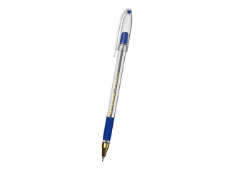 Ballpoint pen ErichKrause L-30 Gold Stick&Grip Classic, blue, 0.7mm