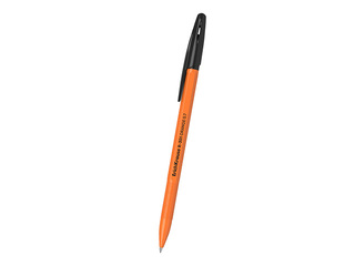 Lodīšu pildspalva Erich Krause R-301 Orange, melna, 0.7mm