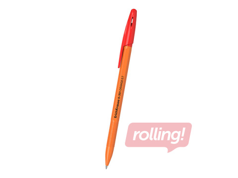 Ballpoint pen Erich Krause R-301 Orange, red, 0.7mm