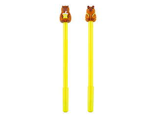 Lodīšu pildspalva Capybara, dzeltena, 0.7mm