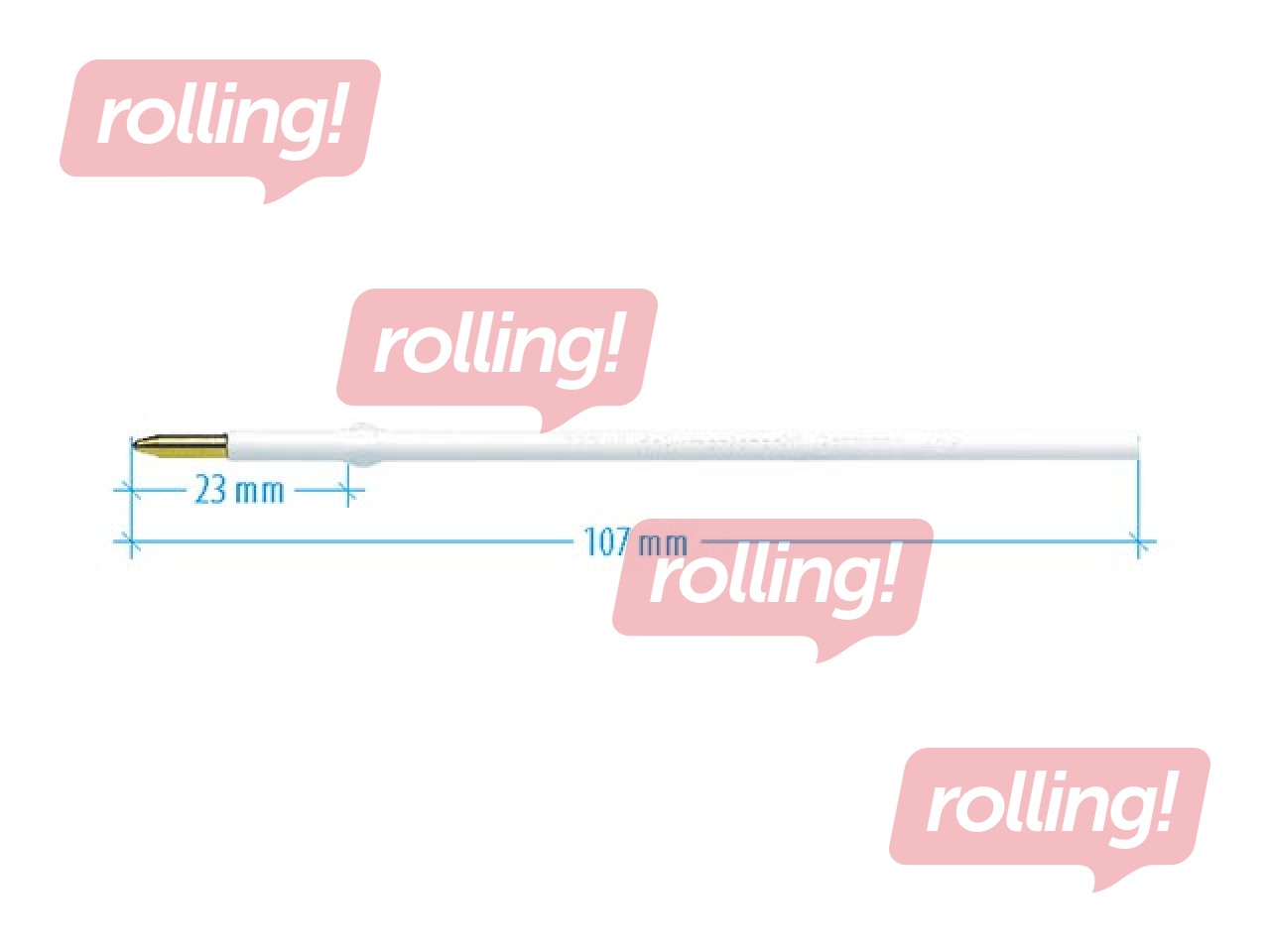 Pastapliiatsi südamik Schneider, 1mm, sinine