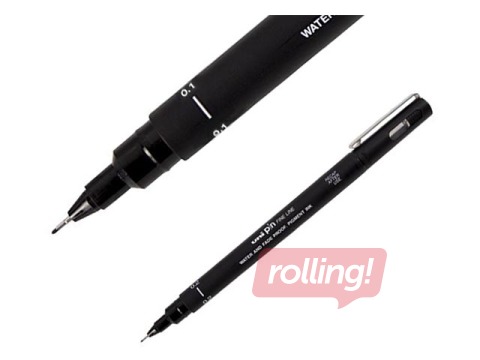 Маркеры Ручка Uni PIN-200 , 0.1мм, черный