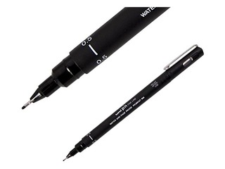 Uni Pin Fine Line Pen 200, 0.5mm, black