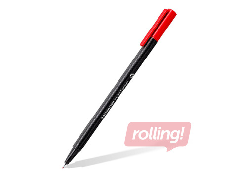 Peenmarker Staedtler Triplus fineliner, 0,3 mm, punane