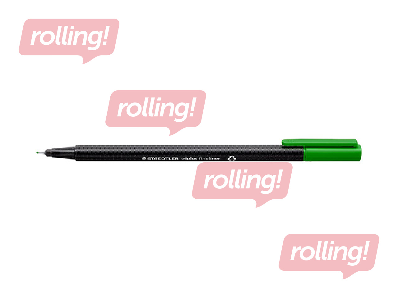 Tindipliiats Staedtler Triplus fineliner, 0.3mm, roheline