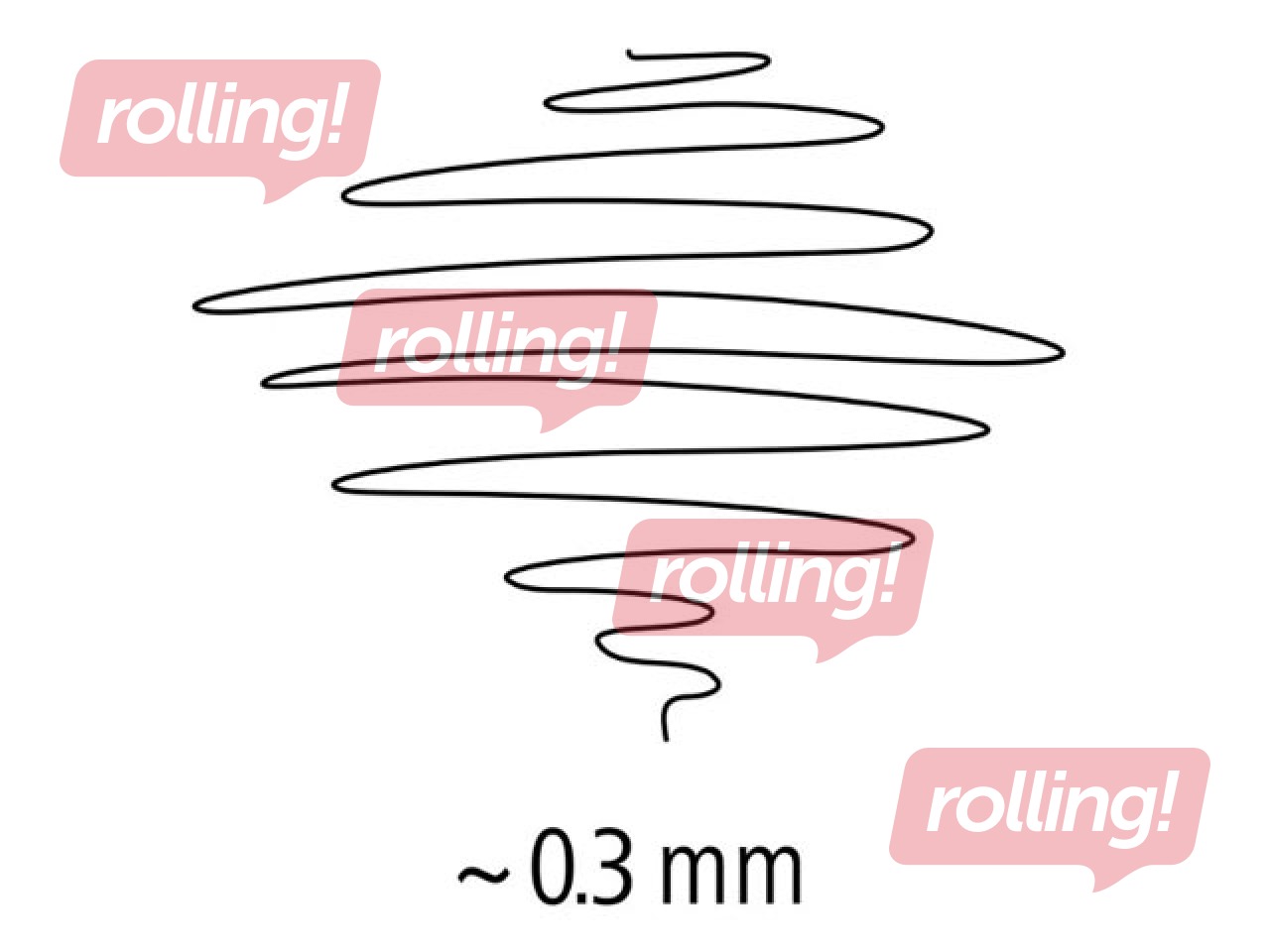 Tindipliiats Staedtler Triplus Fineliner, 0.3mm, must