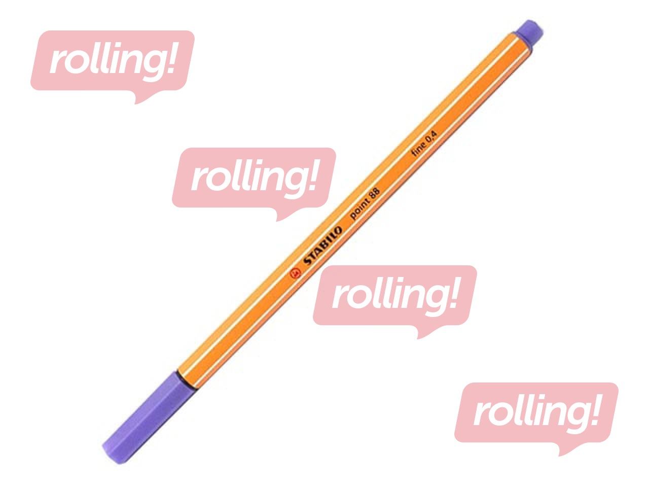 Flomāsterpildspalva Stabilo Point, violeta