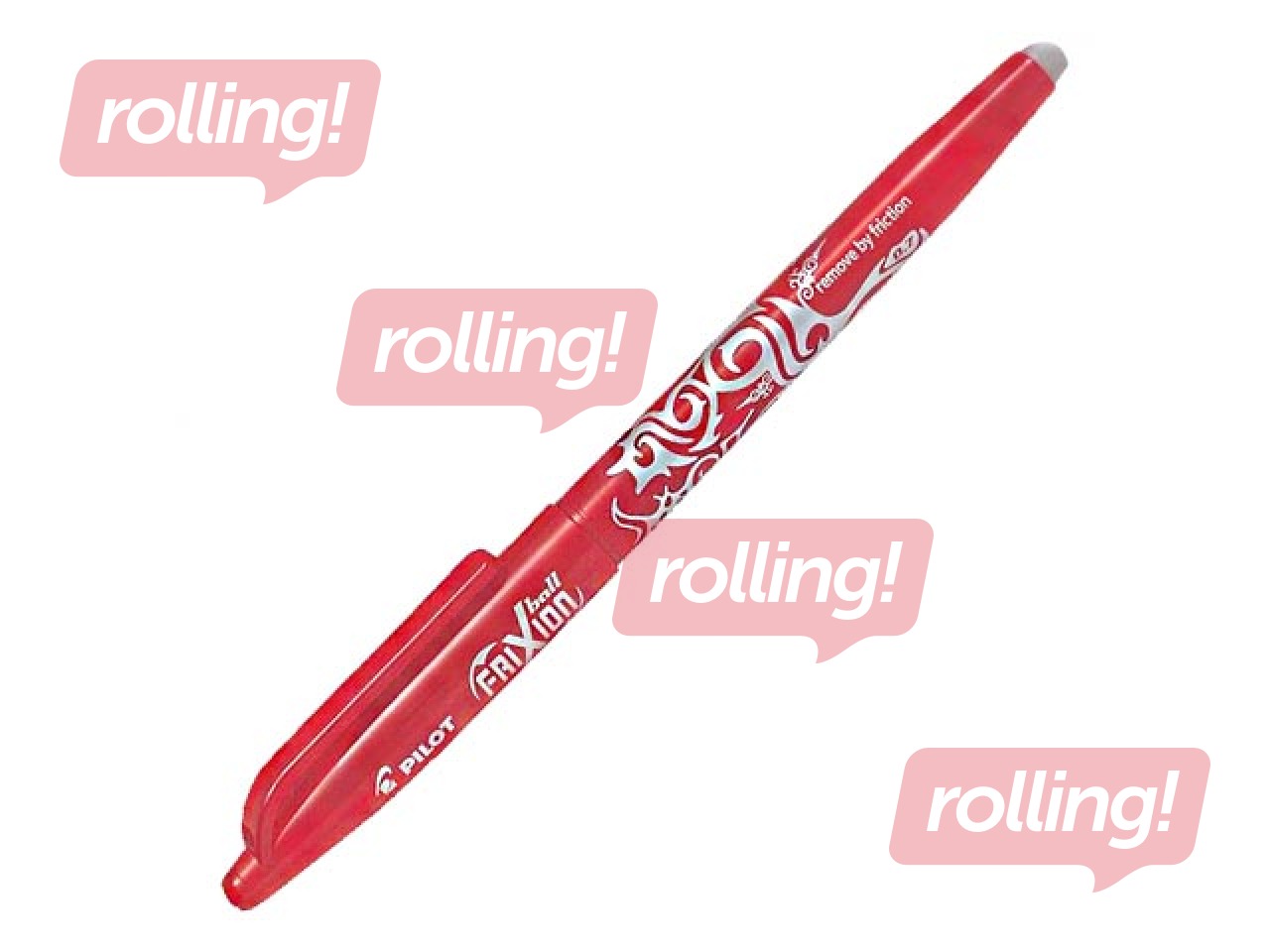 Pildspalva rollers, Pilot Frixton, dzēšama 0.7mm sarkana tinte 