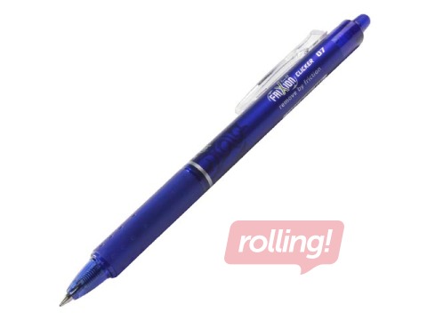 Kuulotsaga pastapliiats Pilot Frixion Clicker, kustutatav, 0.7mm, sinine