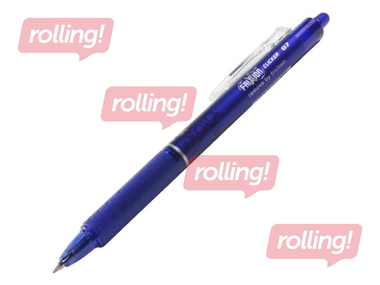 Kuulotsaga pastapliiats Pilot Frixion Clicker, kustutatav, 0.7mm, sinine