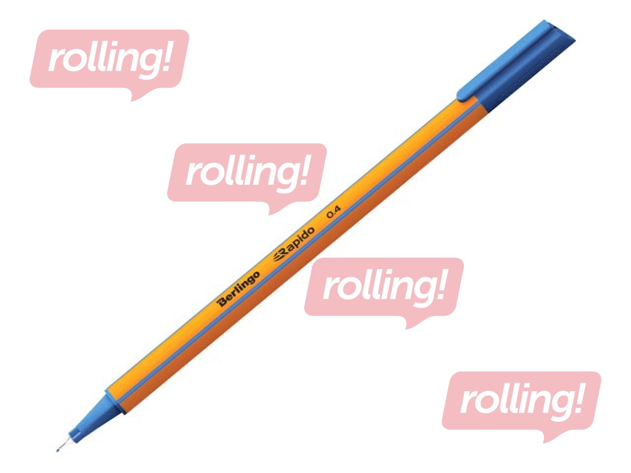 Fineliner pen Berlingo Rapido, 0.4mm, sinine