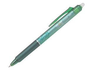 Pildspalva rollers Pilot Frixion Clicker, dzēšama, 0.5mm, zaļa tinte