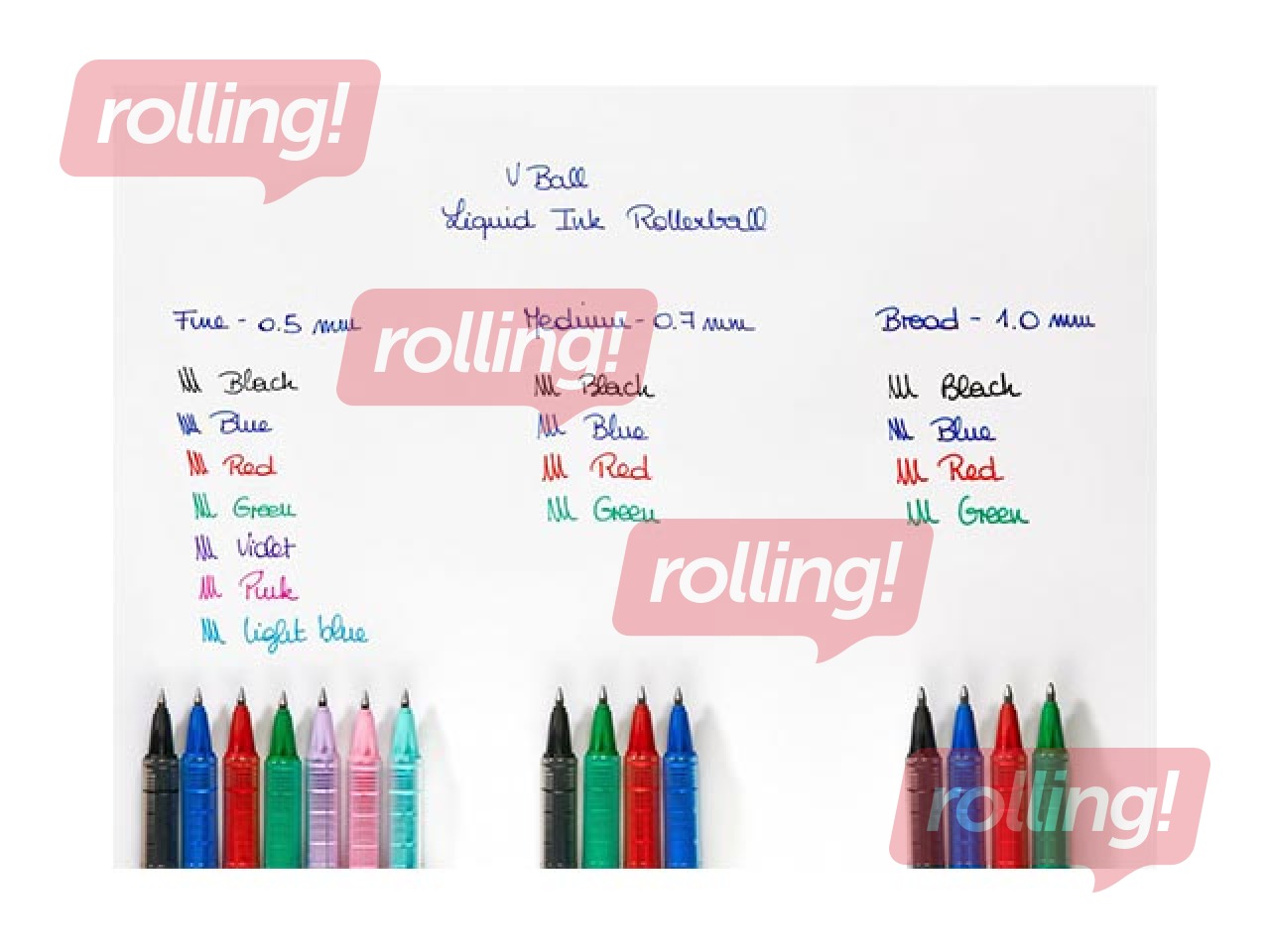 PROMO Pastapliiats Pilot V Ball, 0.3mm, must