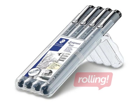 Fineliner set STAEDTLER, 4 line widths, black
